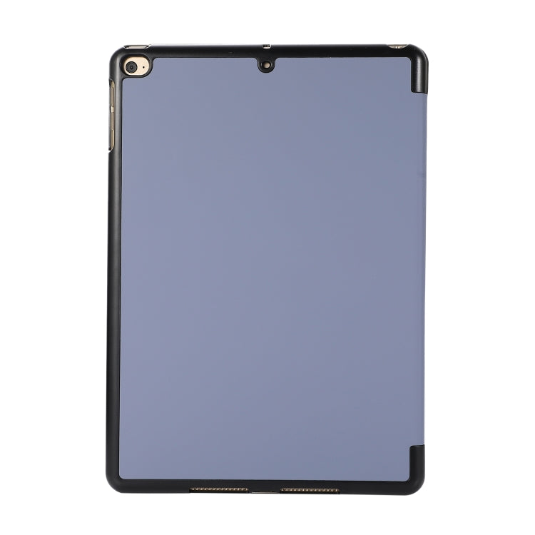 3-folding Skin Texture Horizontal Flip TPU + PU Leather Case with Holder For iPad 9.7 (2018) / 9.7 (2017) / air / air2