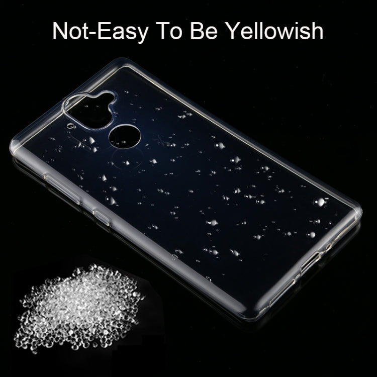 For Nokia 8 Sirocco 0.5mm Ultra-Thin Transparent TPU Protective Case