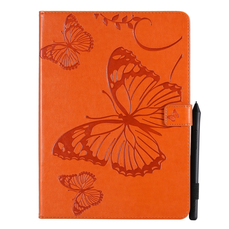 Pressed Printing Butterfly Pattern Horizontal Flip Leather Case with Holder & Card Slots & Wallet & Sleep / Wake-up Function For iPad Air 2022 / 2020 10.9 /iPad Pro 11 2020 / 2018