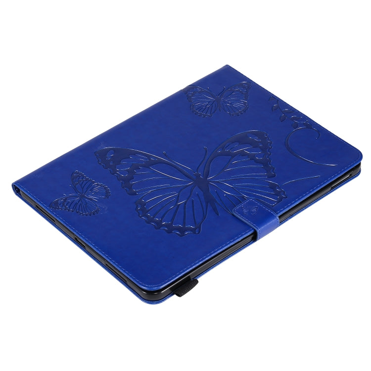 Pressed Printing Butterfly Pattern Horizontal Flip Leather Case with Holder & Card Slots & Wallet & Sleep / Wake-up Function For iPad Air 2022 / 2020 10.9 /iPad Pro 11 2020 / 2018