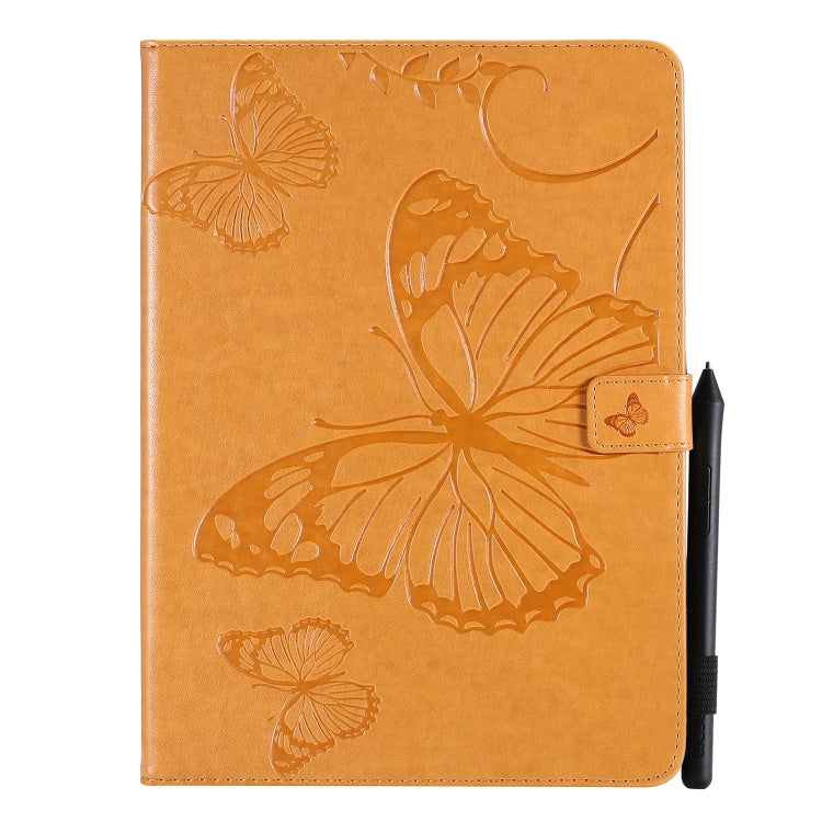 Pressed Printing Butterfly Pattern Horizontal Flip Leather Case with Holder & Card Slots & Wallet & Sleep / Wake-up Function For iPad Air 2022 / 2020 10.9 /iPad Pro 11 2020 / 2018
