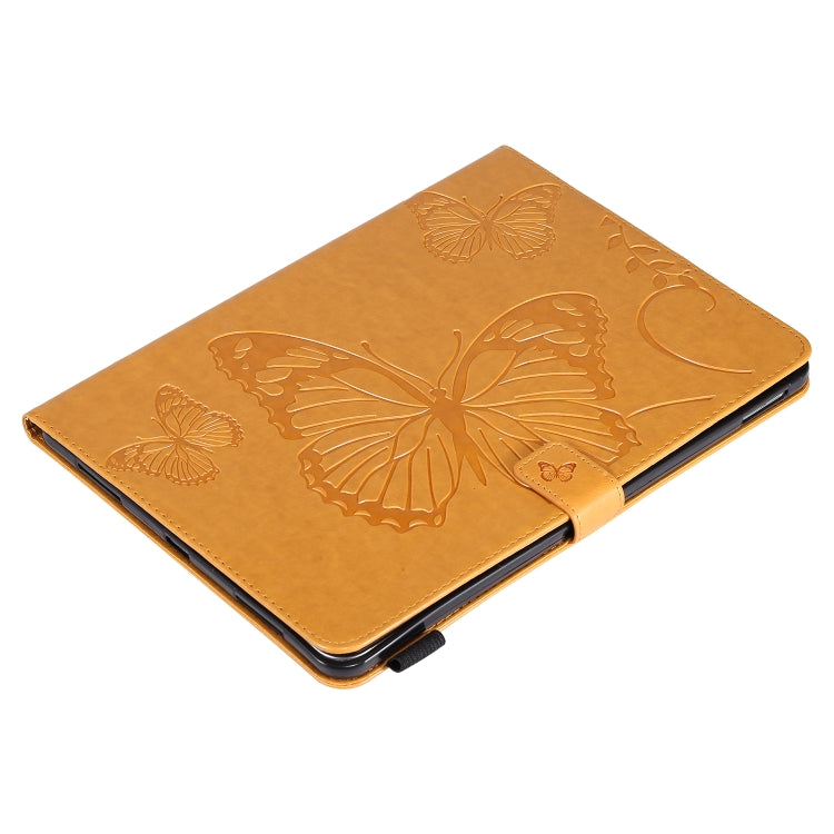 Pressed Printing Butterfly Pattern Horizontal Flip Leather Case with Holder & Card Slots & Wallet & Sleep / Wake-up Function For iPad Air 2022 / 2020 10.9 /iPad Pro 11 2020 / 2018