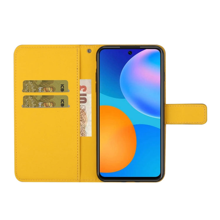 For Huawei P smart 2021 Ethnic Style Embossed Pattern Horizontal Flip Leather Case with Holder & Card Slots & Wallet & Lanyard
