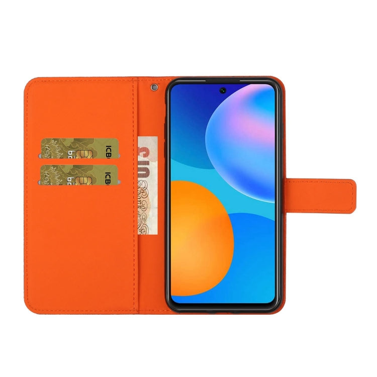 For Huawei P smart 2021 Ethnic Style Embossed Pattern Horizontal Flip Leather Case with Holder & Card Slots & Wallet & Lanyard