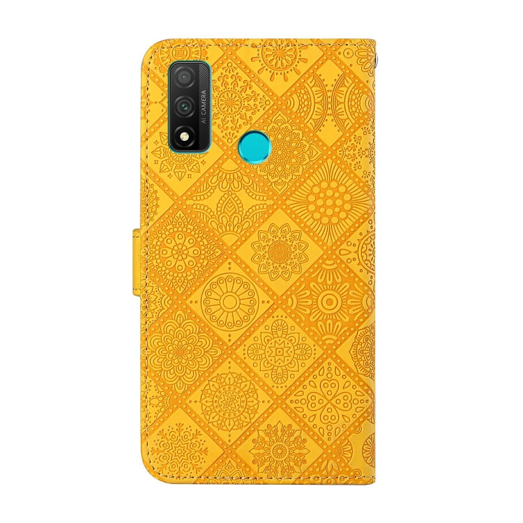 For Huawei P smart 2020 Ethnic Style Embossed Pattern Horizontal Flip Leather Case with Holder & Card Slots & Wallet & Lanyard