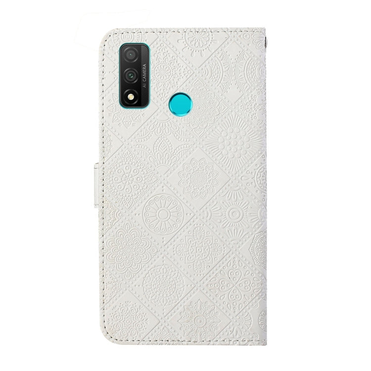For Huawei P smart 2020 Ethnic Style Embossed Pattern Horizontal Flip Leather Case with Holder & Card Slots & Wallet & Lanyard