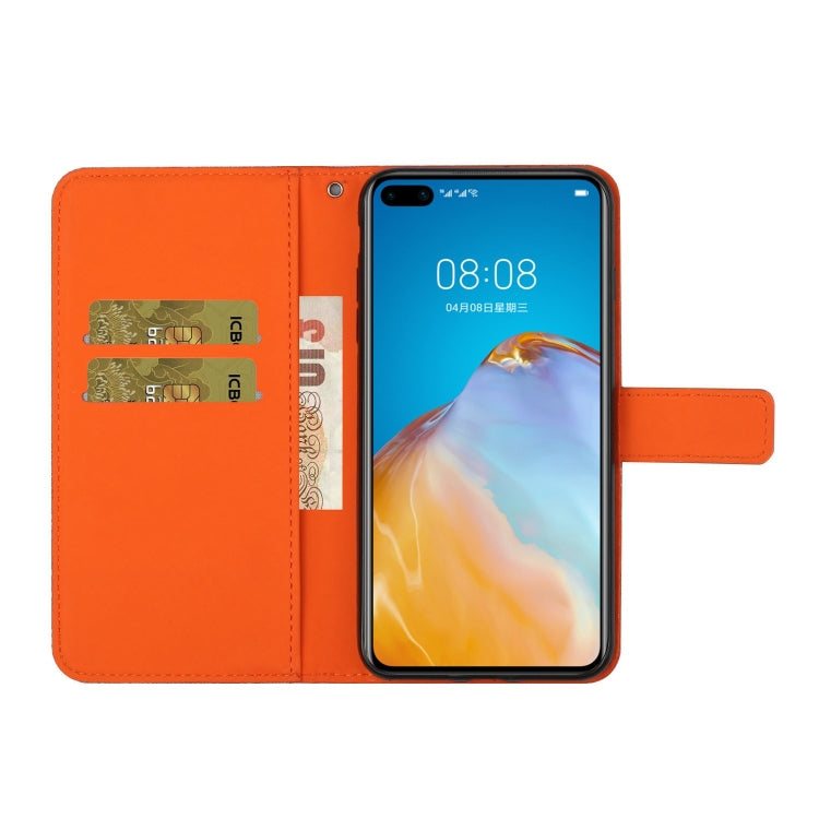 For Huawei P40 Ethnic Style Embossed Pattern Horizontal Flip Leather Case with Holder & Card Slots & Wallet & Lanyard