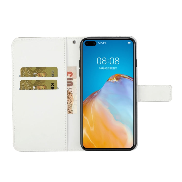 For Huawei P40 Ethnic Style Embossed Pattern Horizontal Flip Leather Case with Holder & Card Slots & Wallet & Lanyard