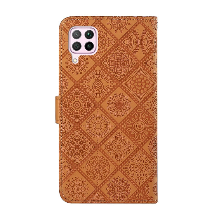 For Huawei P40 lite / nova 6 SE Ethnic Style Embossed Pattern Horizontal Flip Leather Case with Holder & Card Slots & Wallet & Lanyard