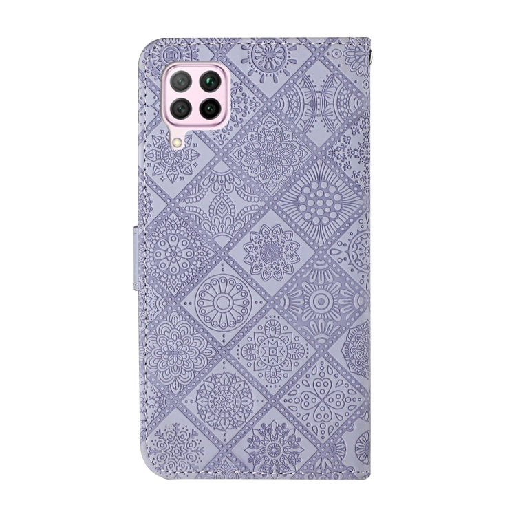 For Huawei P40 lite / nova 6 SE Ethnic Style Embossed Pattern Horizontal Flip Leather Case with Holder & Card Slots & Wallet & Lanyard
