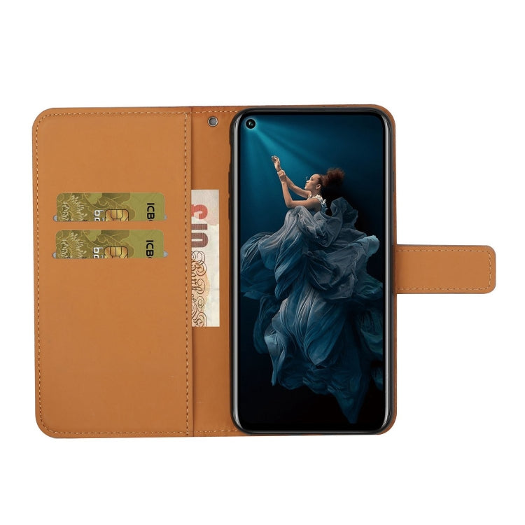 Huawei P40 lite E / Y7p Ethnic Style Embossed Pattern Horizontal Flip Leather Case with Holder & Card Slots & Wallet & Lanyard