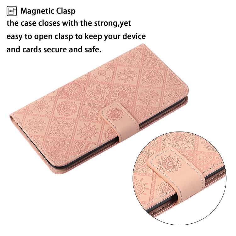 Huawei P40 lite E / Y7p Ethnic Style Embossed Pattern Horizontal Flip Leather Case with Holder & Card Slots & Wallet & Lanyard