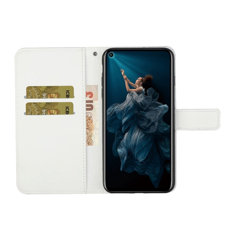 Huawei P40 lite E / Y7p Ethnic Style Embossed Pattern Horizontal Flip Leather Case with Holder & Card Slots & Wallet & Lanyard