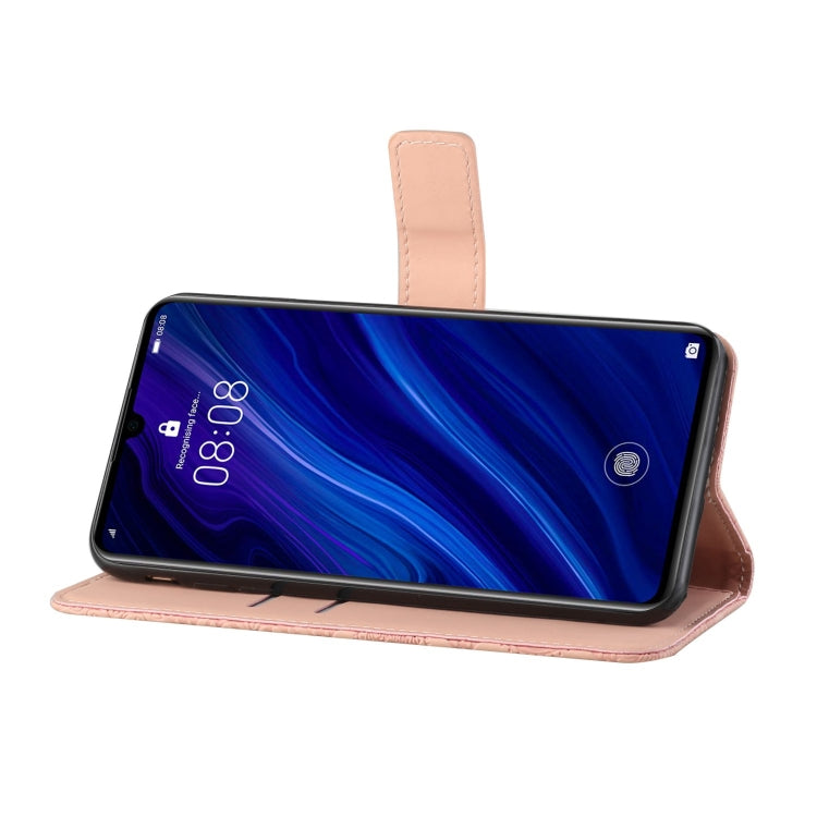For Huawei P30 Ethnic Style Embossed Pattern Horizontal Flip Leather Case with Holder & Card Slots & Wallet & Lanyard