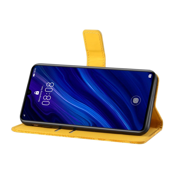 For Huawei P30 Ethnic Style Embossed Pattern Horizontal Flip Leather Case with Holder & Card Slots & Wallet & Lanyard