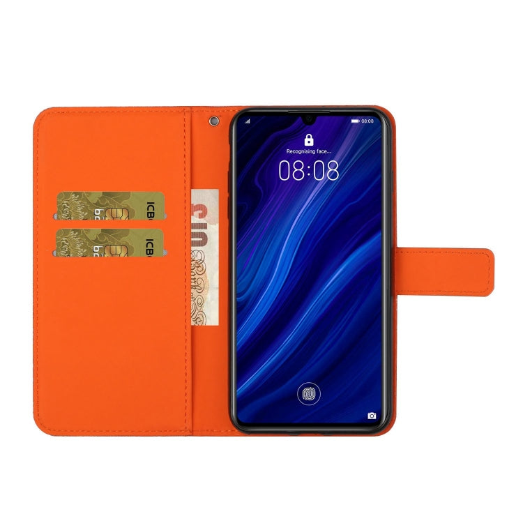 For Huawei P30 Ethnic Style Embossed Pattern Horizontal Flip Leather Case with Holder & Card Slots & Wallet & Lanyard