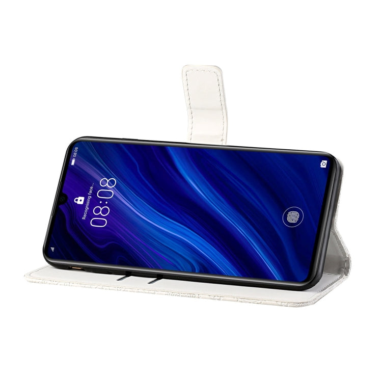 For Huawei P30 Ethnic Style Embossed Pattern Horizontal Flip Leather Case with Holder & Card Slots & Wallet & Lanyard