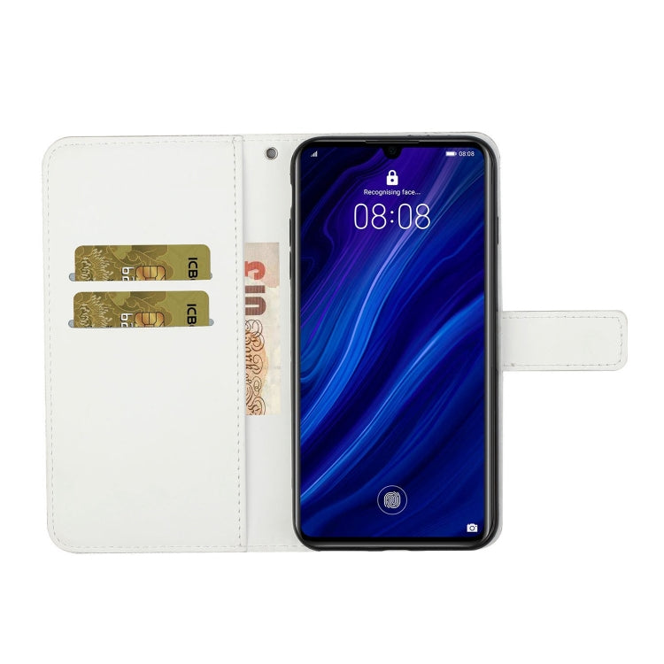 For Huawei P30 Ethnic Style Embossed Pattern Horizontal Flip Leather Case with Holder & Card Slots & Wallet & Lanyard