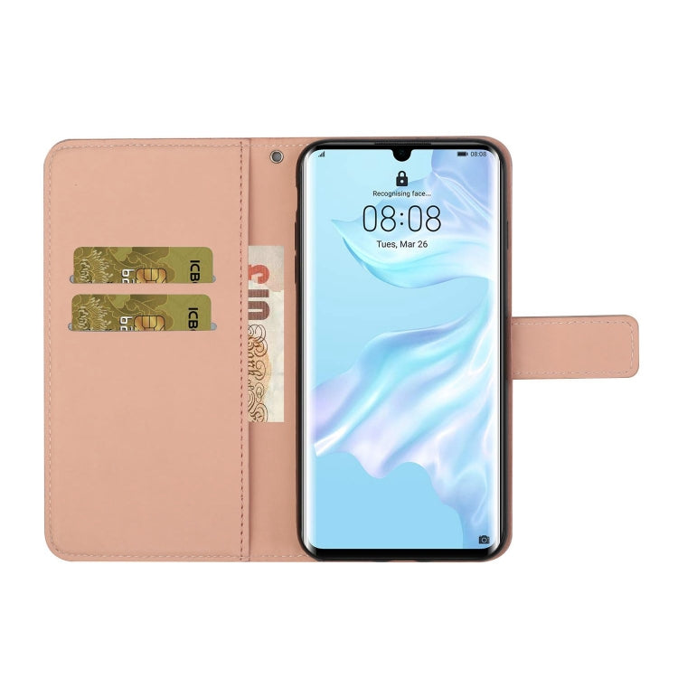For Huawei P30 Pro Ethnic Style Embossed Pattern Horizontal Flip Leather Case with Holder & Card Slots & Wallet & Lanyard