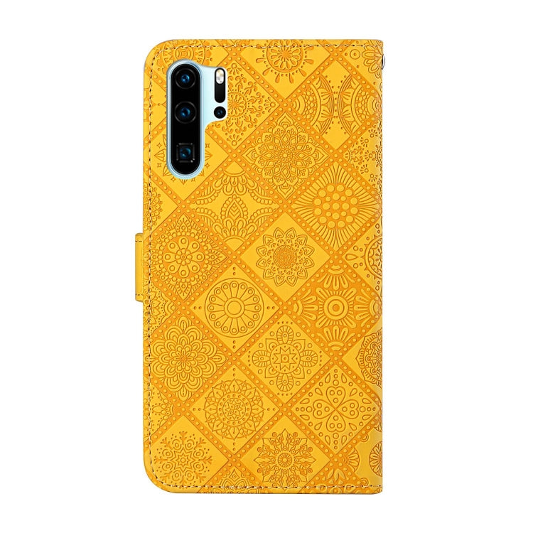 For Huawei P30 Pro Ethnic Style Embossed Pattern Horizontal Flip Leather Case with Holder & Card Slots & Wallet & Lanyard