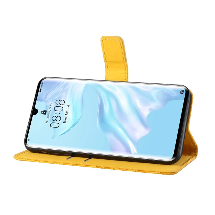 For Huawei P30 Pro Ethnic Style Embossed Pattern Horizontal Flip Leather Case with Holder & Card Slots & Wallet & Lanyard