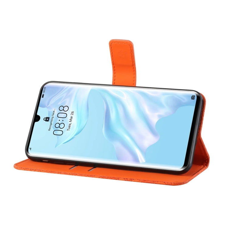For Huawei P30 Pro Ethnic Style Embossed Pattern Horizontal Flip Leather Case with Holder & Card Slots & Wallet & Lanyard