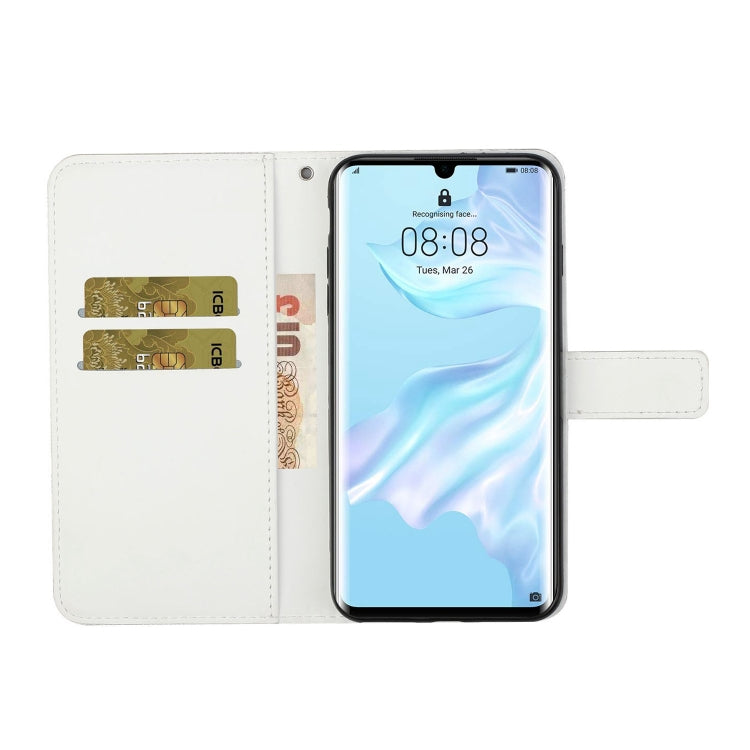 For Huawei P30 Pro Ethnic Style Embossed Pattern Horizontal Flip Leather Case with Holder & Card Slots & Wallet & Lanyard