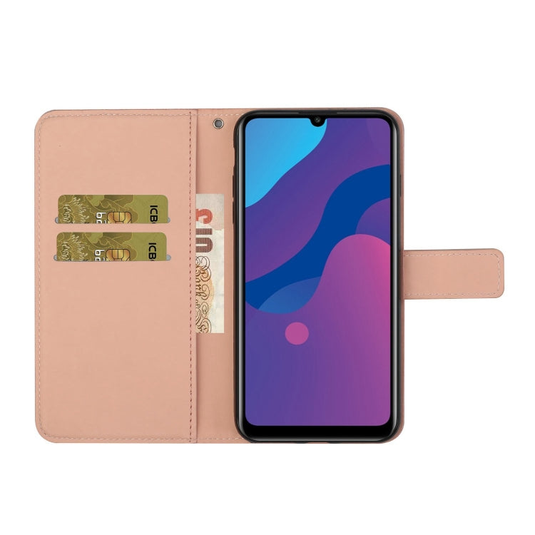 For Huawei Honor 9A Ethnic Style Embossed Pattern Horizontal Flip Leather Case with Holder & Card Slots & Wallet & Lanyard
