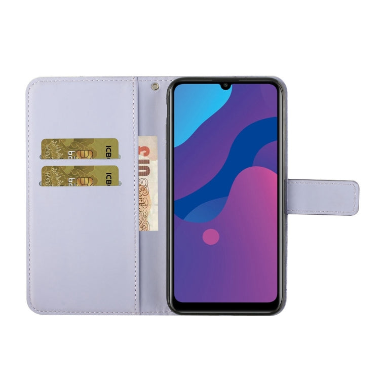 For Huawei Honor 9A Ethnic Style Embossed Pattern Horizontal Flip Leather Case with Holder & Card Slots & Wallet & Lanyard