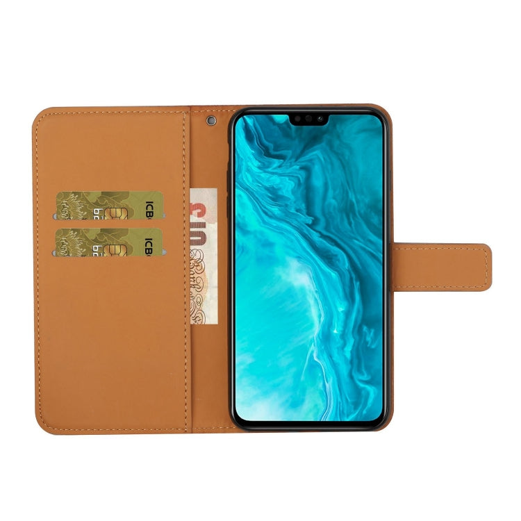 For Huawei Honor 9X Lite Ethnic Style Embossed Pattern Horizontal Flip Leather Case with Holder & Card Slots & Wallet & Lanyard