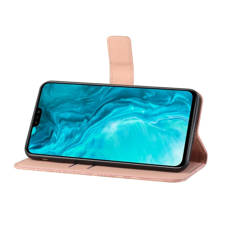 For Huawei Honor 9X Lite Ethnic Style Embossed Pattern Horizontal Flip Leather Case with Holder & Card Slots & Wallet & Lanyard