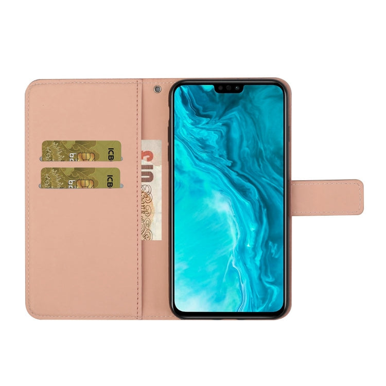For Huawei Honor 9X Lite Ethnic Style Embossed Pattern Horizontal Flip Leather Case with Holder & Card Slots & Wallet & Lanyard