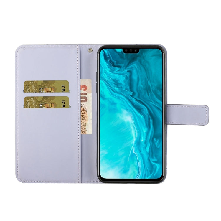 For Huawei Honor 9X Lite Ethnic Style Embossed Pattern Horizontal Flip Leather Case with Holder & Card Slots & Wallet & Lanyard