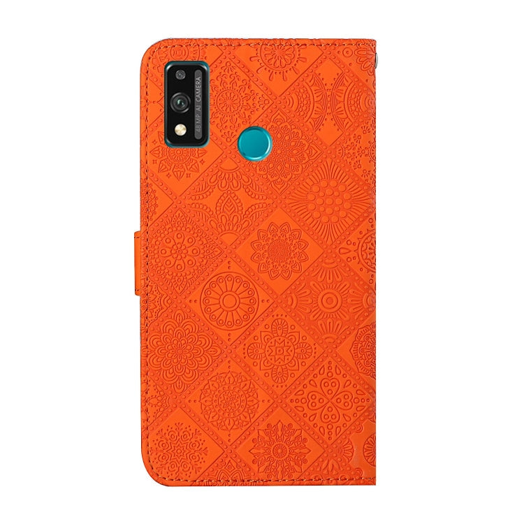 For Huawei Honor 9X Lite Ethnic Style Embossed Pattern Horizontal Flip Leather Case with Holder & Card Slots & Wallet & Lanyard