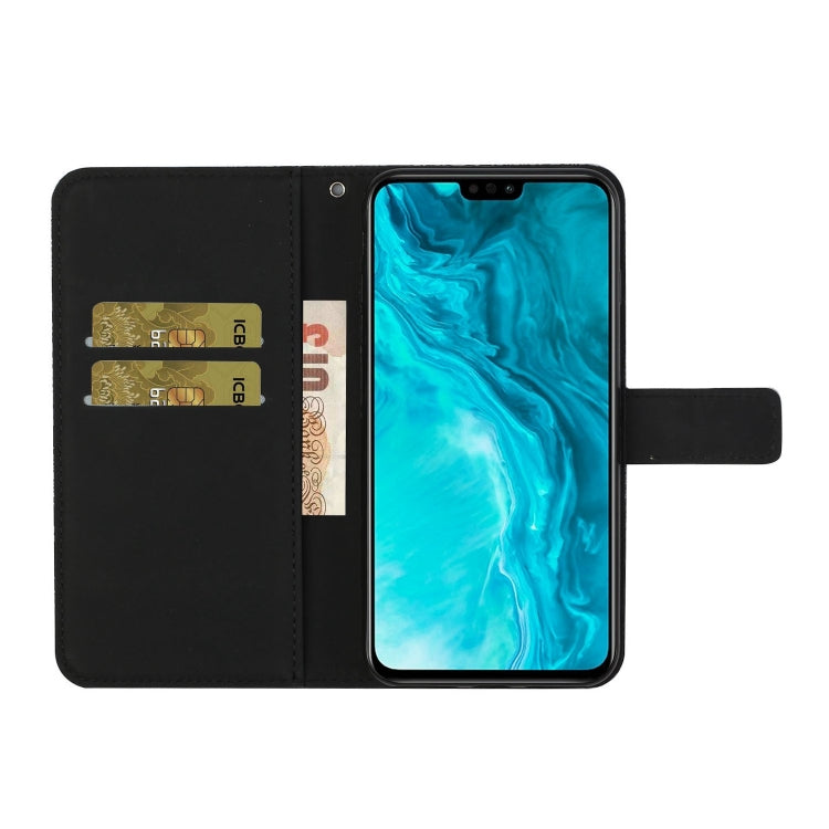 For Huawei Honor 9X Lite Ethnic Style Embossed Pattern Horizontal Flip Leather Case with Holder & Card Slots & Wallet & Lanyard