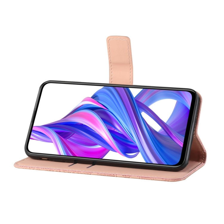 For Huawei Honor 9X / 9X Pro Ethnic Style Embossed Pattern Horizontal Flip Leather Case with Holder & Card Slots & Wallet & Lanyard