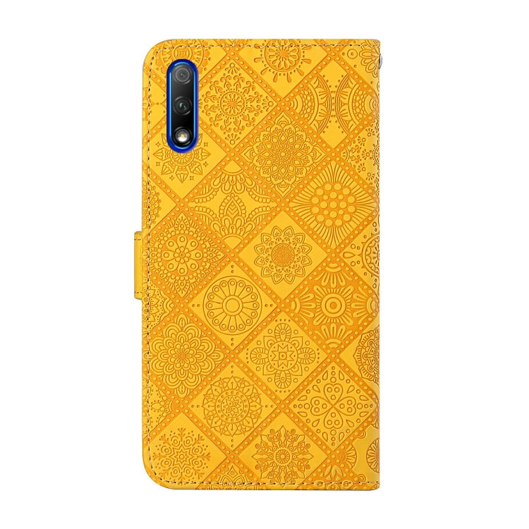 For Huawei Honor 9X / 9X Pro Ethnic Style Embossed Pattern Horizontal Flip Leather Case with Holder & Card Slots & Wallet & Lanyard