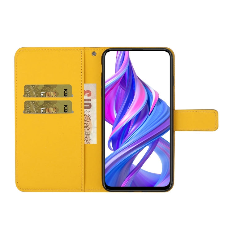 For Huawei Honor 9X / 9X Pro Ethnic Style Embossed Pattern Horizontal Flip Leather Case with Holder & Card Slots & Wallet & Lanyard