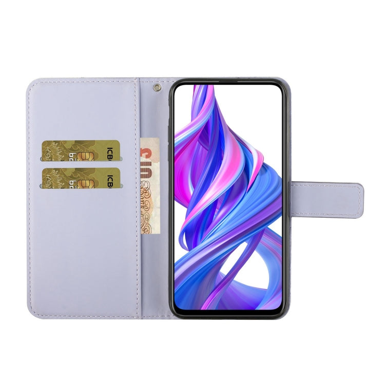 For Huawei Honor 9X / 9X Pro Ethnic Style Embossed Pattern Horizontal Flip Leather Case with Holder & Card Slots & Wallet & Lanyard