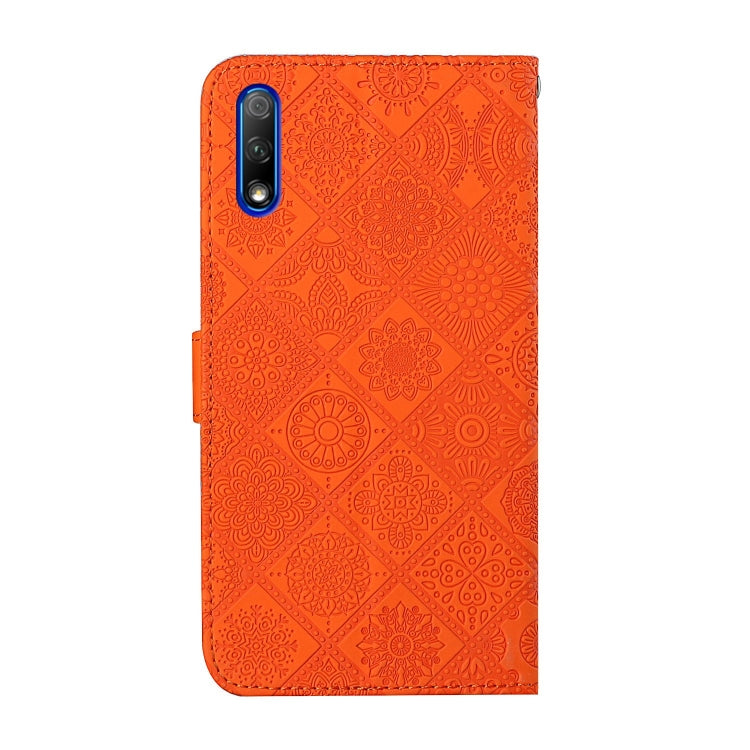 For Huawei Honor 9X / 9X Pro Ethnic Style Embossed Pattern Horizontal Flip Leather Case with Holder & Card Slots & Wallet & Lanyard
