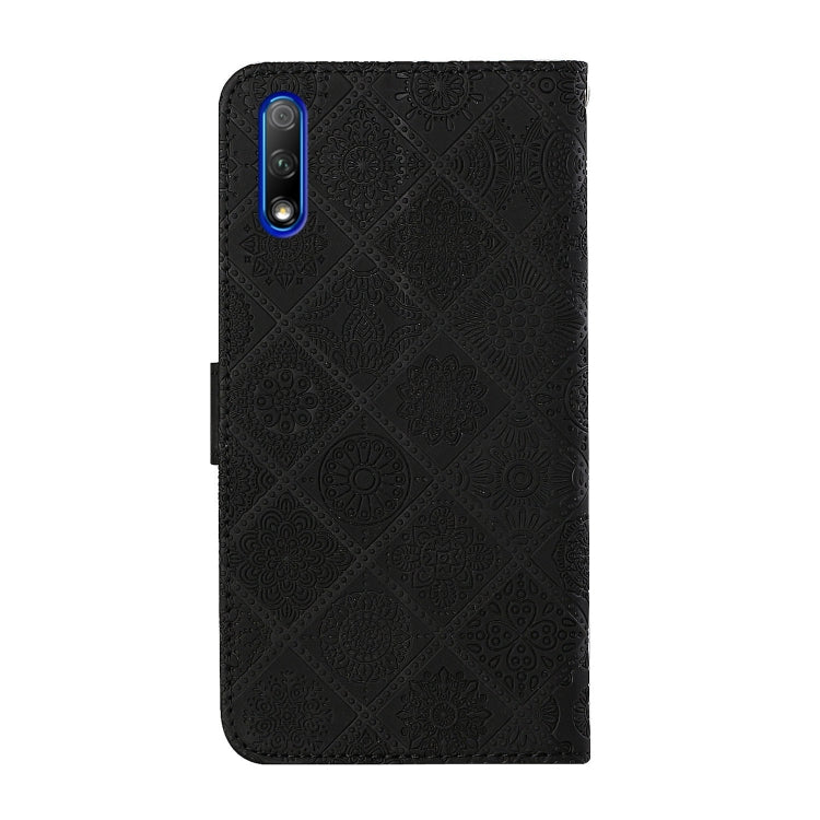 For Huawei Honor 9X / 9X Pro Ethnic Style Embossed Pattern Horizontal Flip Leather Case with Holder & Card Slots & Wallet & Lanyard