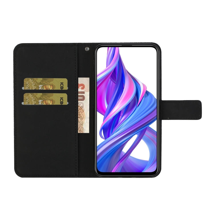 For Huawei Honor 9X / 9X Pro Ethnic Style Embossed Pattern Horizontal Flip Leather Case with Holder & Card Slots & Wallet & Lanyard