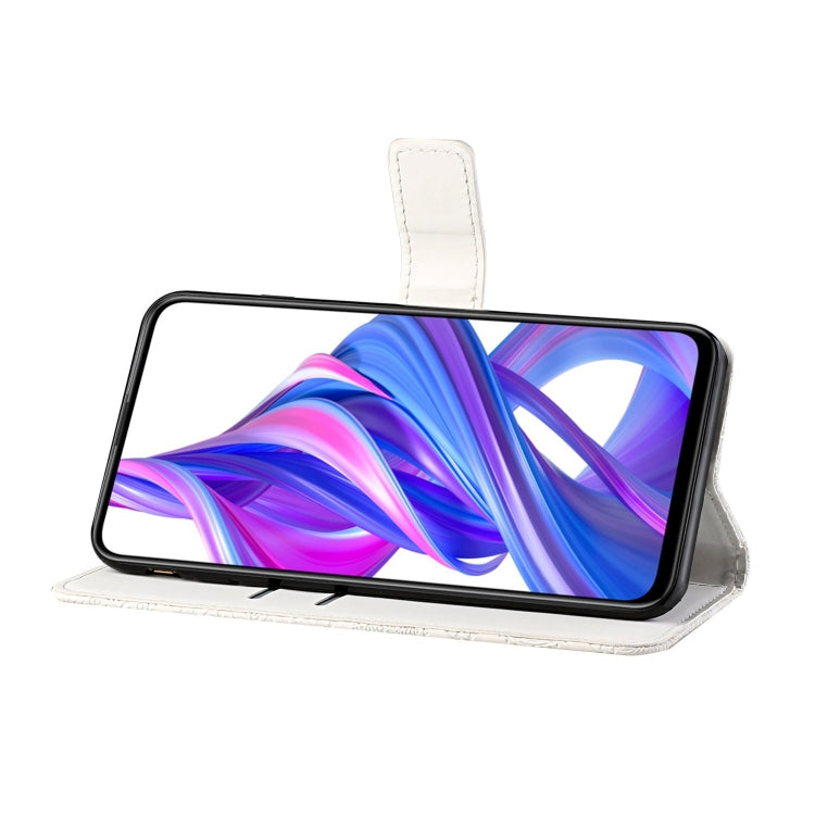 For Huawei Honor 9X / 9X Pro Ethnic Style Embossed Pattern Horizontal Flip Leather Case with Holder & Card Slots & Wallet & Lanyard
