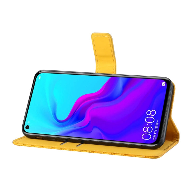 For Huawei Honor 20 Ethnic Style Embossed Pattern Horizontal Flip Leather Case with Holder & Card Slots & Wallet & Lanyard