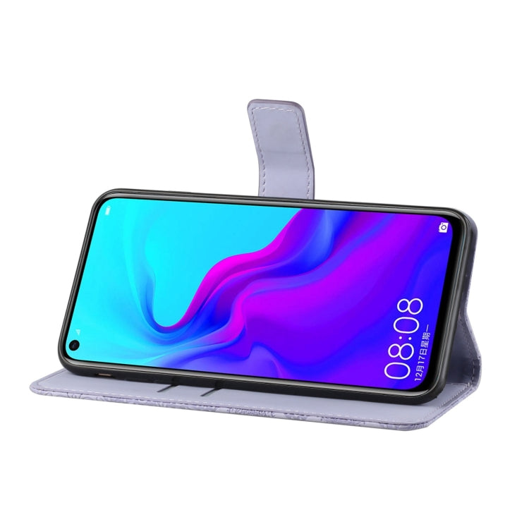 For Huawei Honor 20 Ethnic Style Embossed Pattern Horizontal Flip Leather Case with Holder & Card Slots & Wallet & Lanyard
