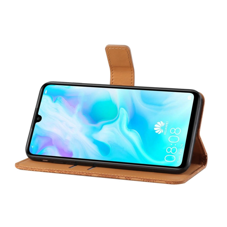 Huawei Honor 20 lite / 10i Ethnic Style Embossed Pattern Horizontal Flip Leather Case with Holder & Card Slots & Wallet & Lanyard