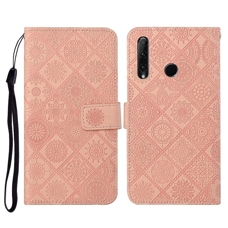 Huawei Honor 20 lite / 10i Ethnic Style Embossed Pattern Horizontal Flip Leather Case with Holder & Card Slots & Wallet & Lanyard