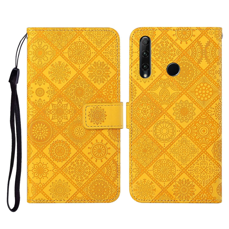 Huawei Honor 20 lite / 10i Ethnic Style Embossed Pattern Horizontal Flip Leather Case with Holder & Card Slots & Wallet & Lanyard