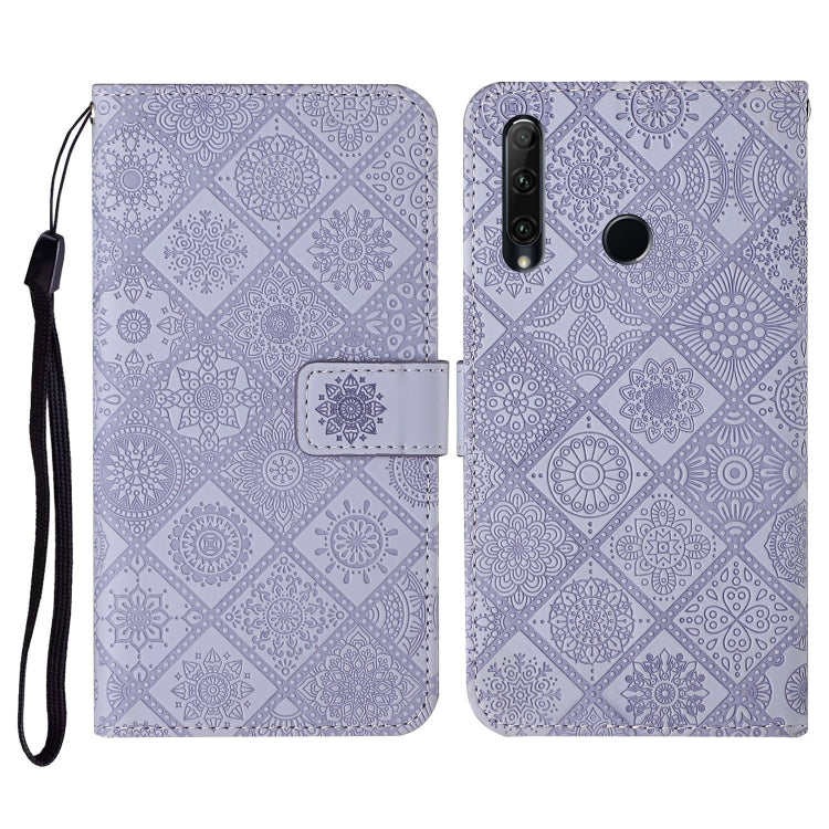 Huawei Honor 20 lite / 10i Ethnic Style Embossed Pattern Horizontal Flip Leather Case with Holder & Card Slots & Wallet & Lanyard