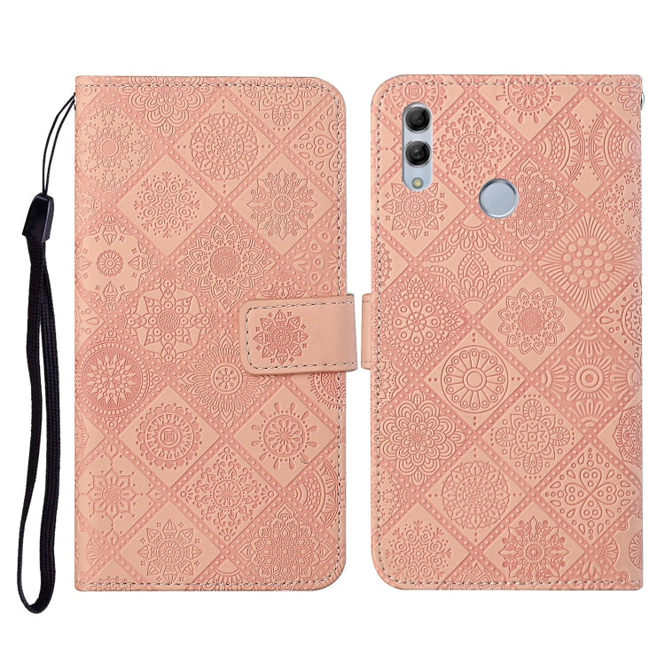 For Huawei P smart 2019 / Honor 10 Lite Ethnic Style Embossed Pattern Horizontal Flip Leather Case with Holder & Card Slots & Wallet & Lanyard